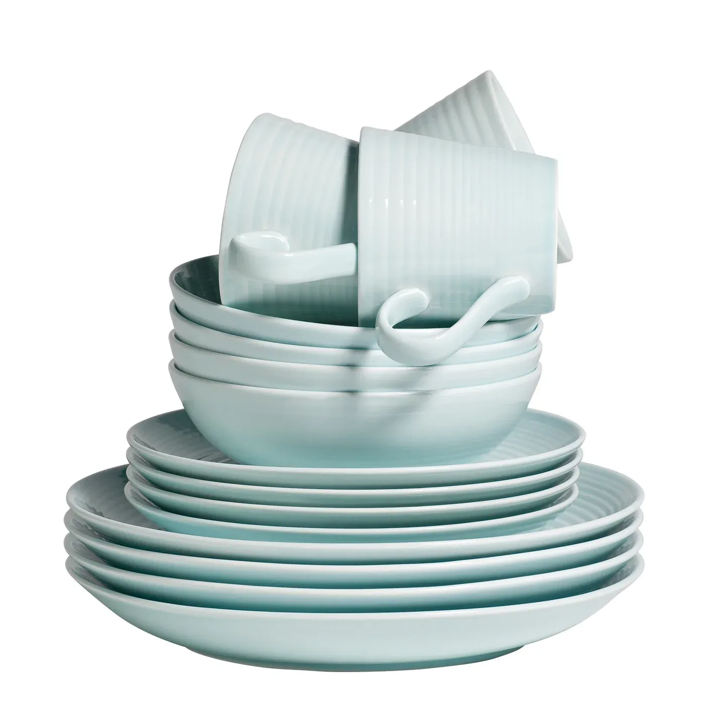 Gordon Ramsay Maze Blue Dinner Set, 16 Piece